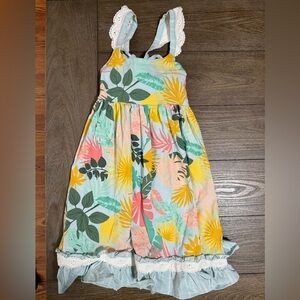 Matilda Jane Green Yellow Halter Sundress